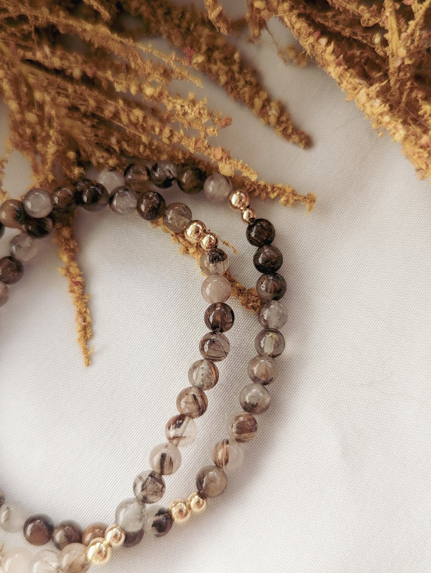 Spiced Latte Gemstone Bracelet