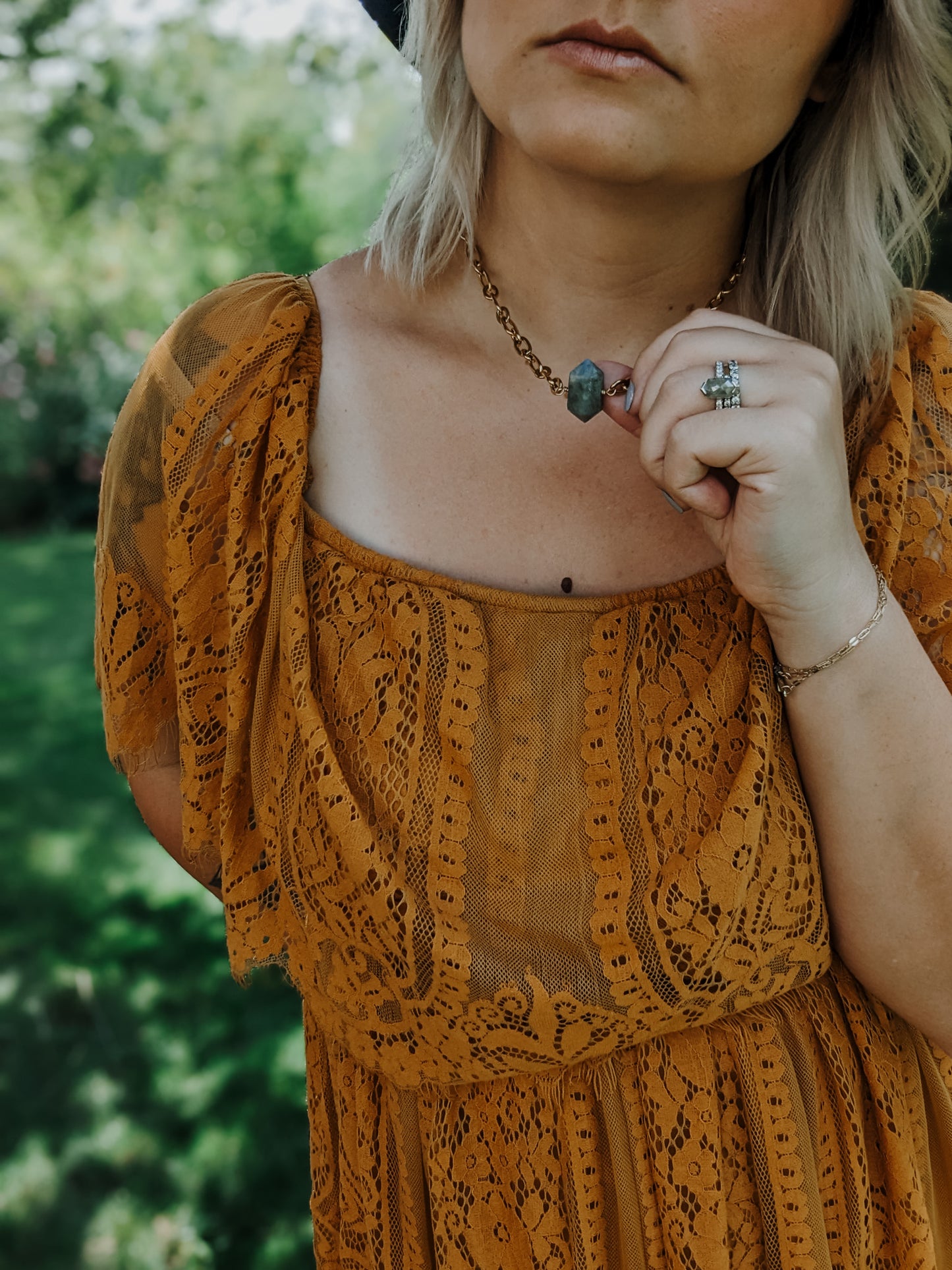Labradorite Chunky Statement