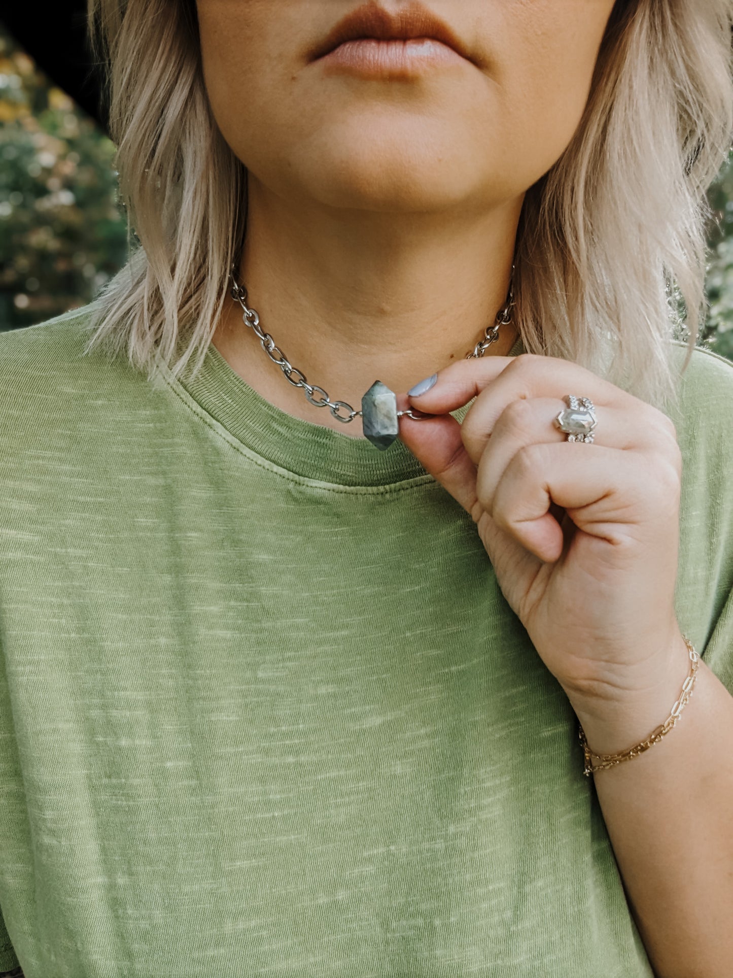 Labradorite Chunky Statement