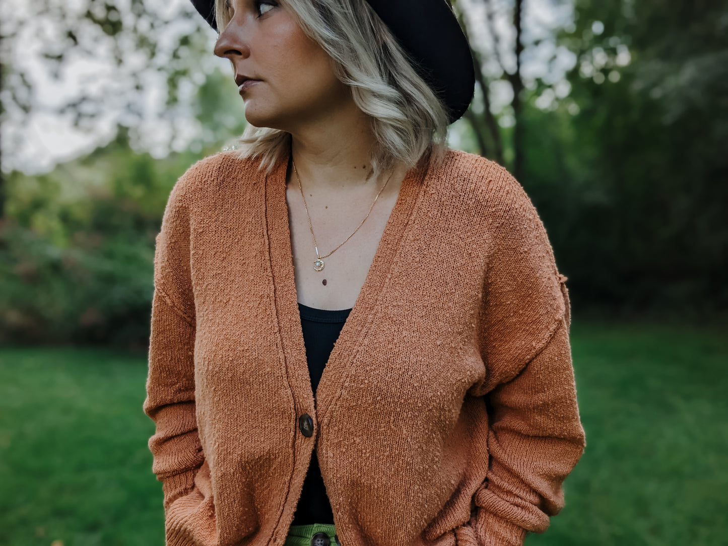 HARVEST MOON | Dainty Necklace
