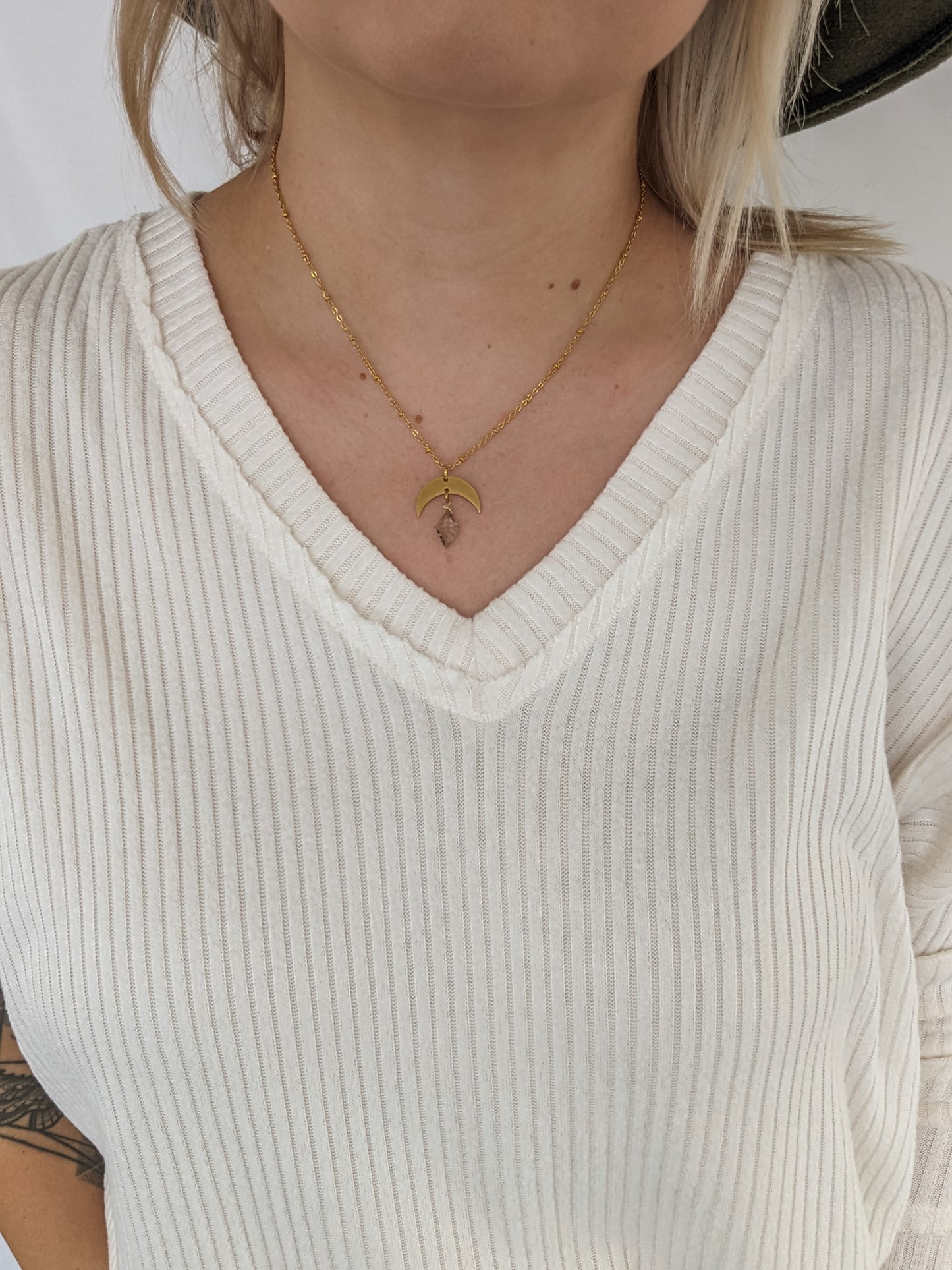 Smokey Moon Necklace | Holiday Collection