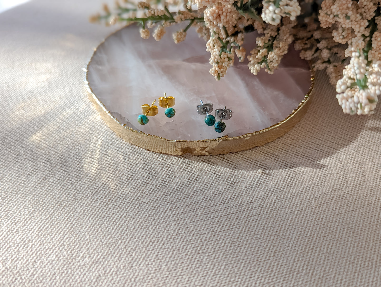 Turquoise Stud Earrings | Holiday Collection