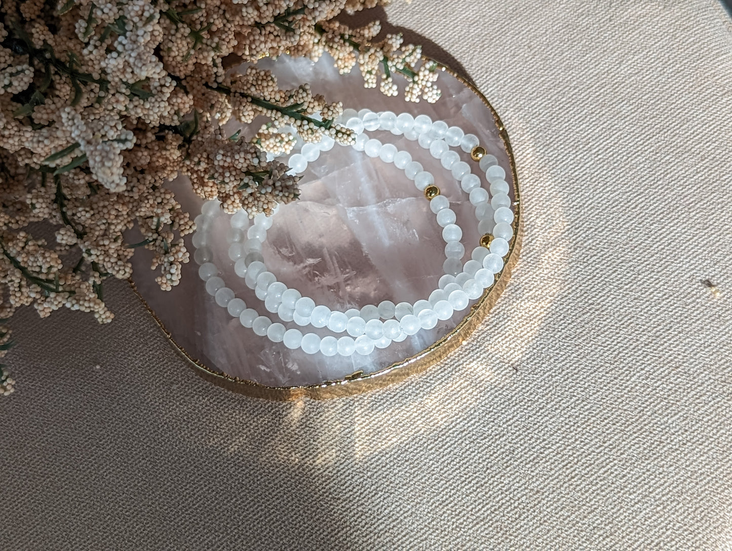 Snowfall | Gemstone Bracelet | Holiday Collection