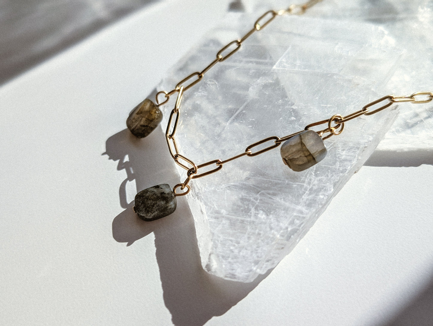 Labradorite | statement necklace