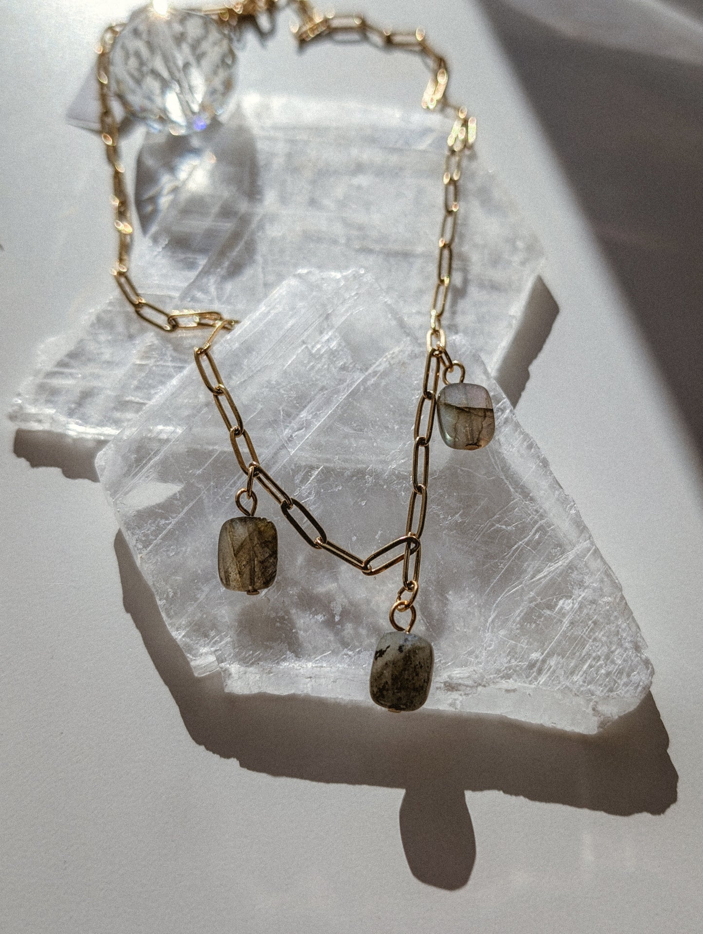 Labradorite | statement necklace