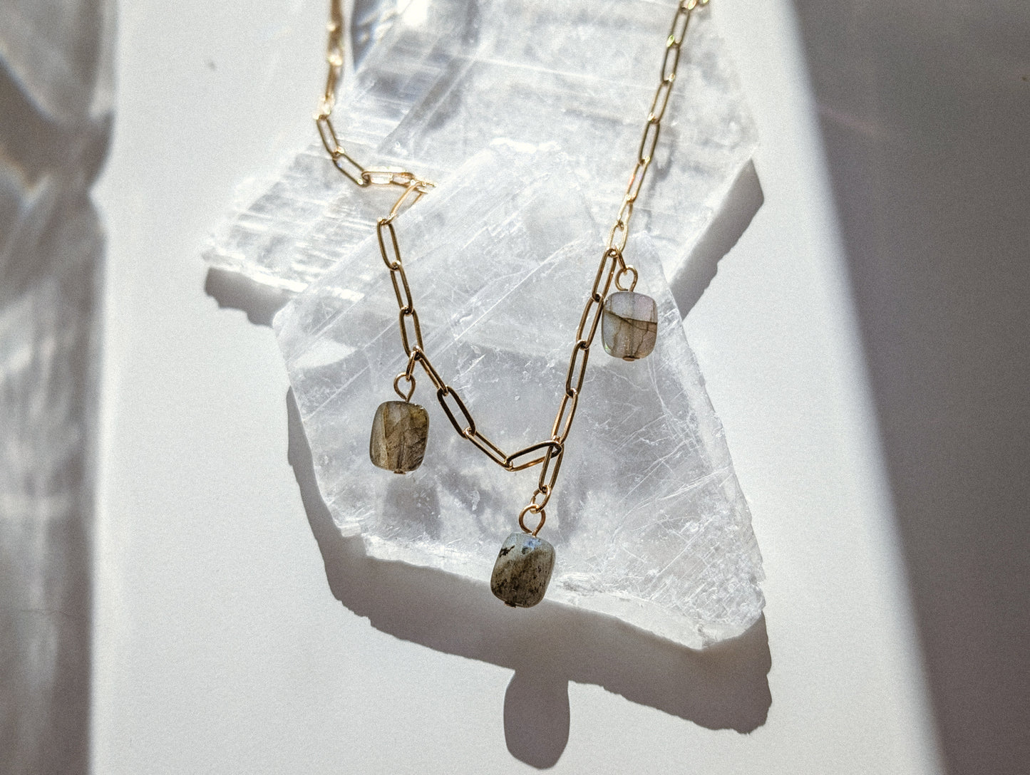 Labradorite | statement necklace