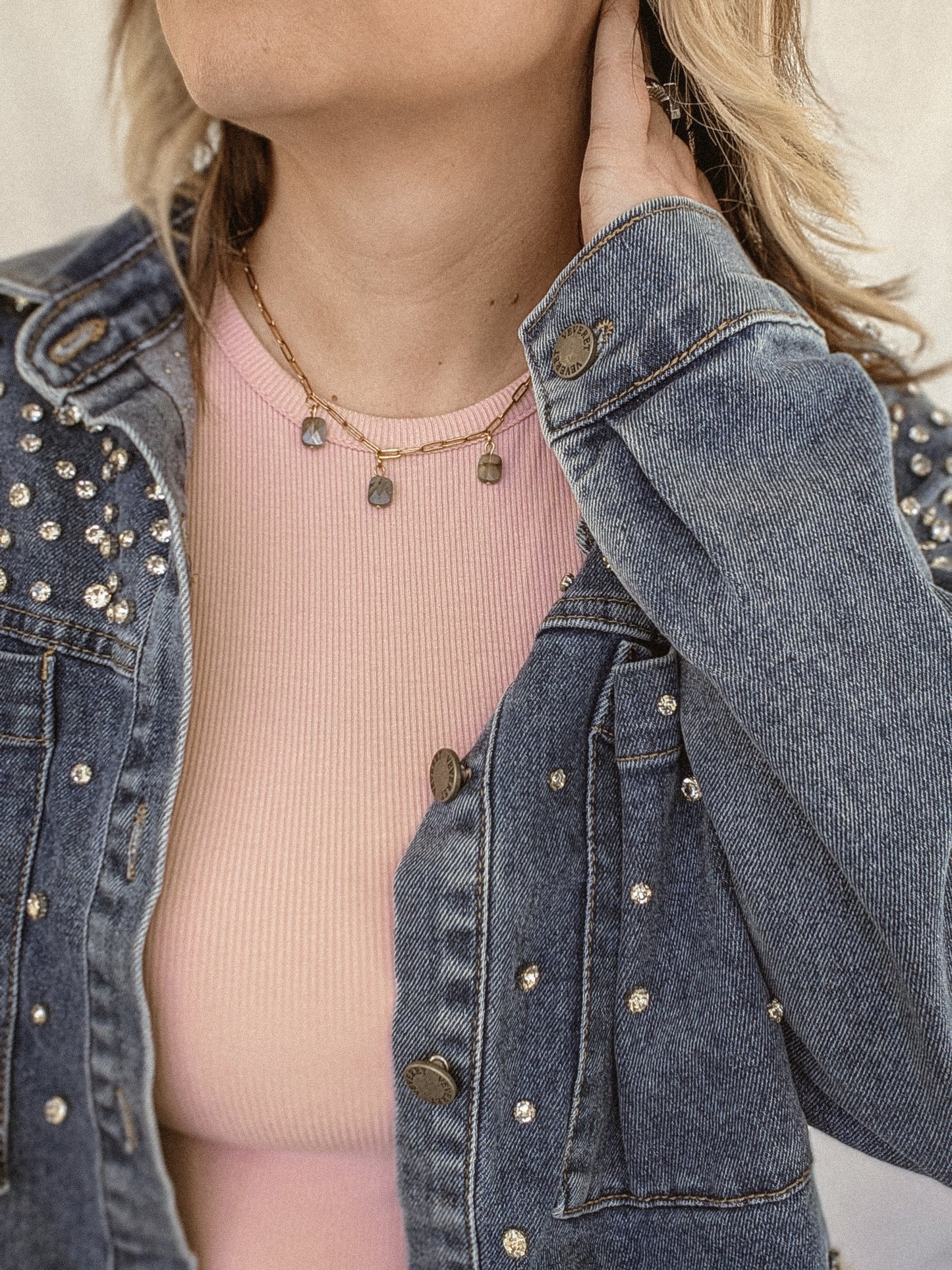 Labradorite | statement necklace