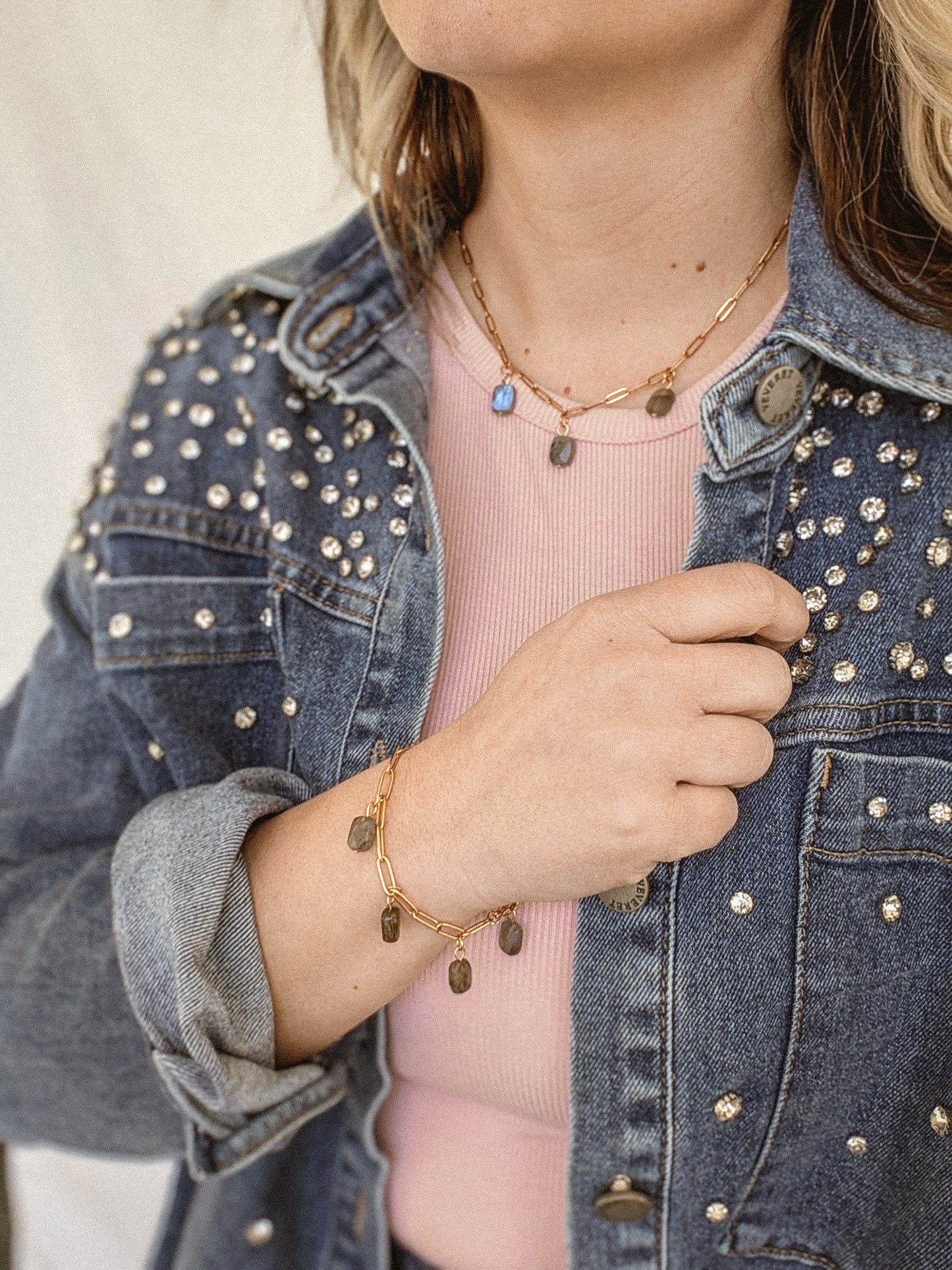 Labradorite | statement necklace
