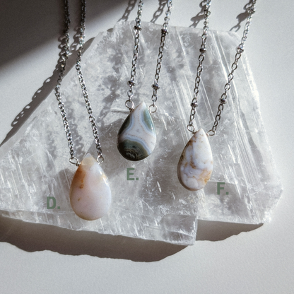 Ocean Jasper | pick your piece gemstone necklace