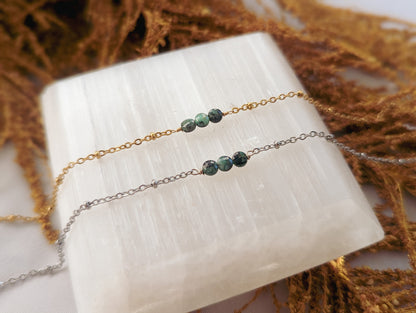 Emerald Dainty Bracelet