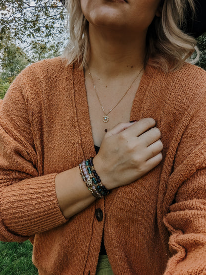 HARVEST MOON | Dainty Necklace