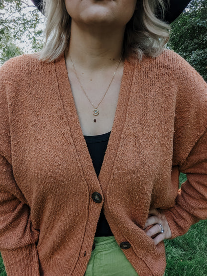 HARVEST MOON | Dainty Necklace