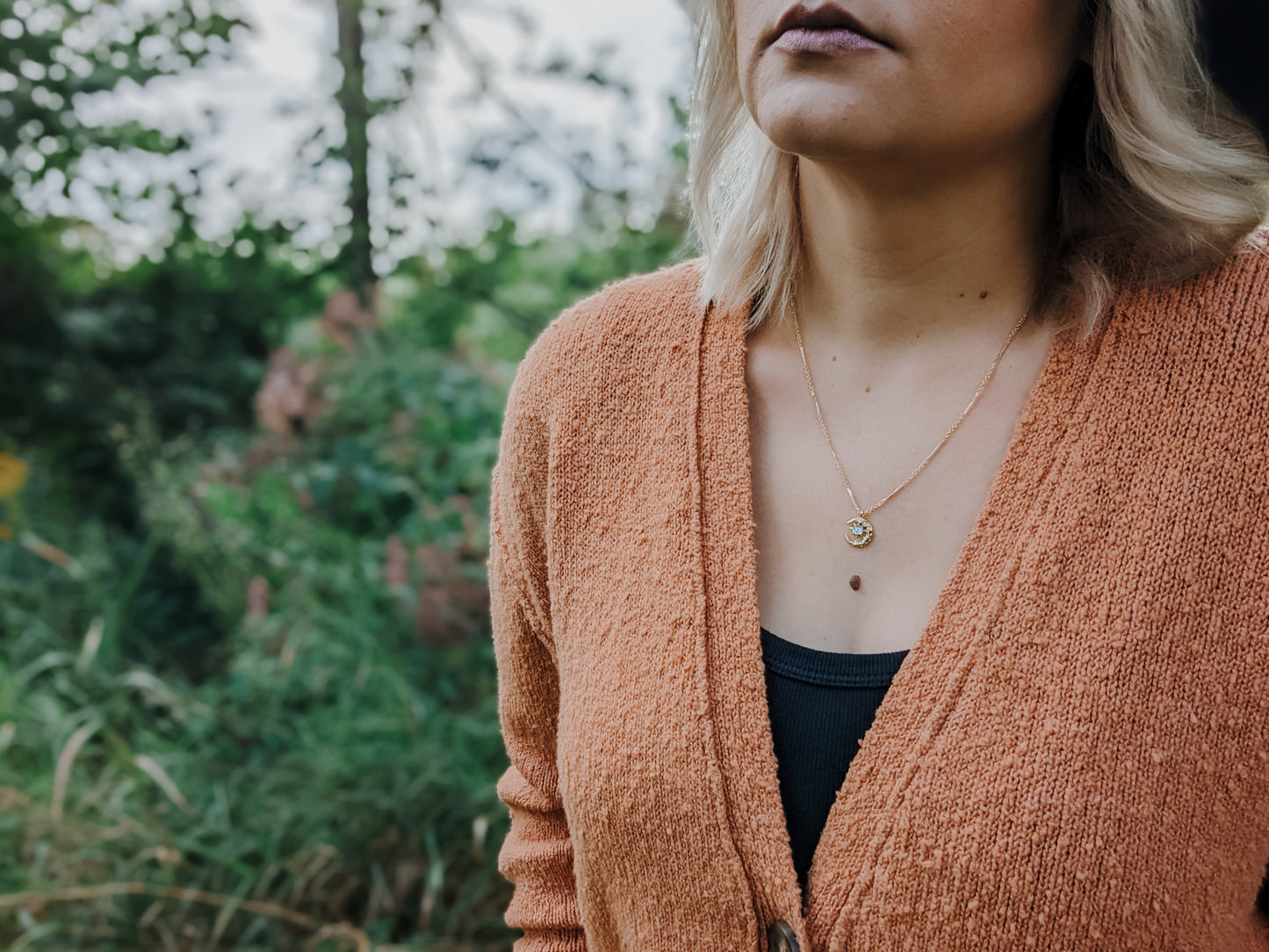 HARVEST MOON | Dainty Necklace