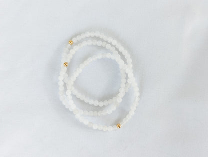 Snowfall | Gemstone Bracelet | Holiday Collection