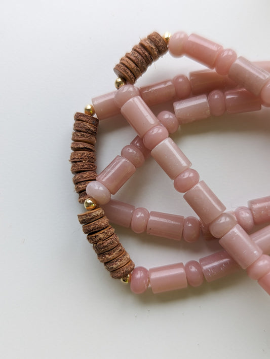 Pink Opal Diffuser Bracelets