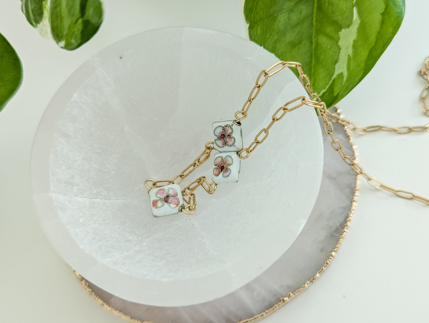 Tea Party Floral Necklace