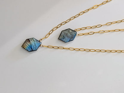 Flashy Labradorite Necklace