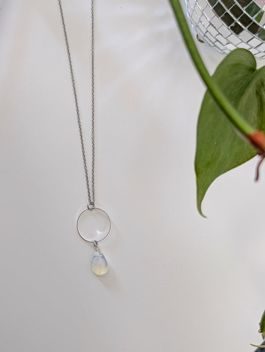 Opalite Halo Necklace