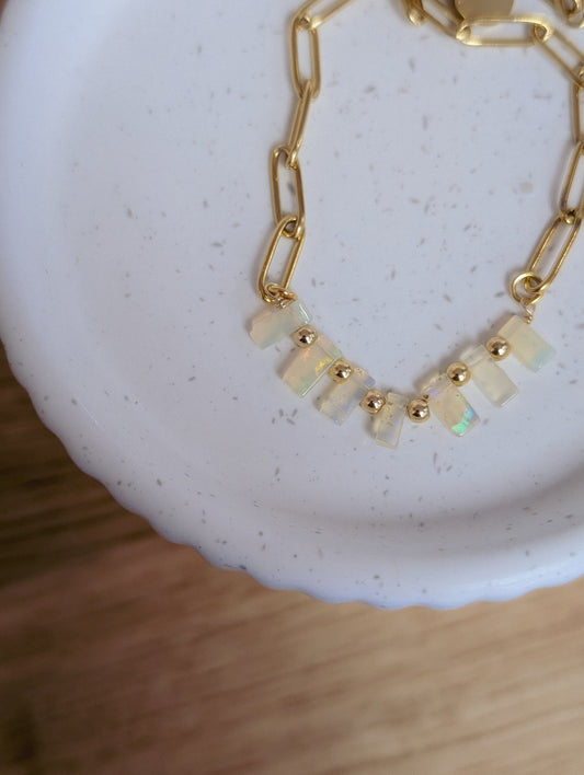 OPAL STATEMENT NECKLACE