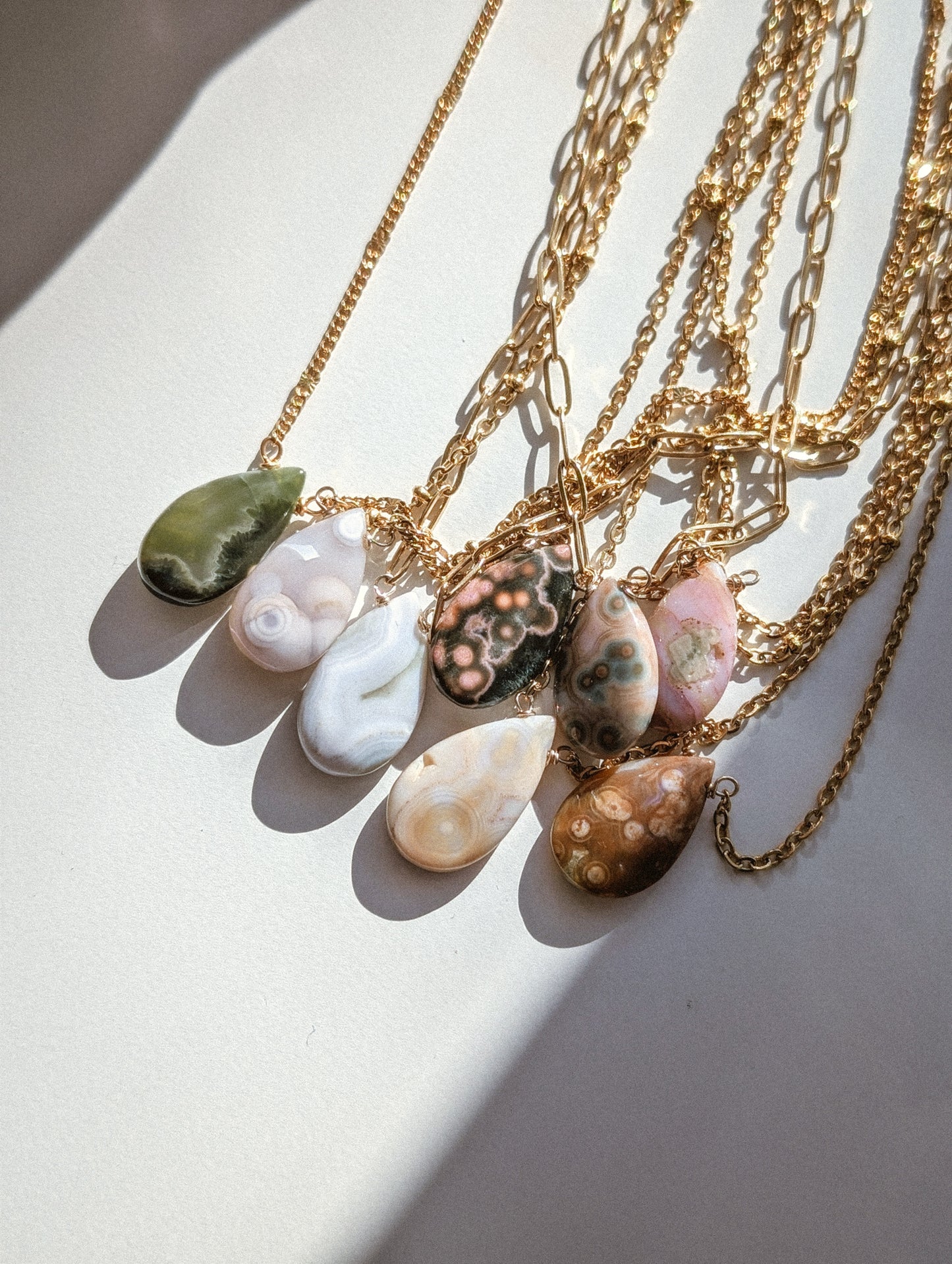 Ocean Jasper | pick your piece gemstone necklace