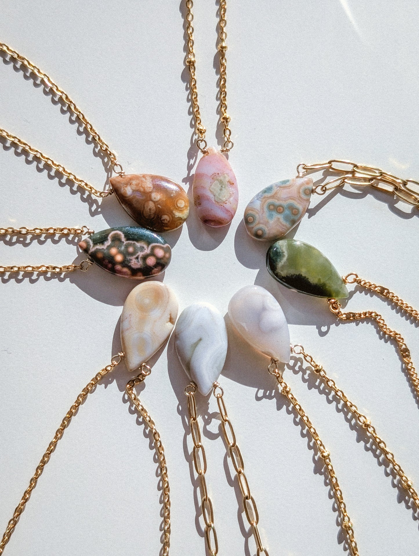 Ocean Jasper | pick your piece gemstone necklace