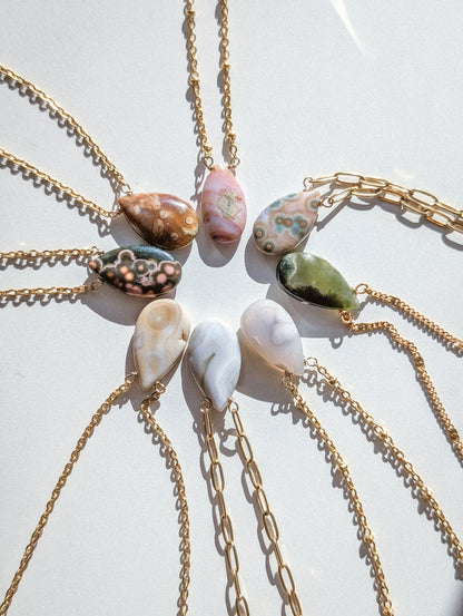 Ocean Jasper | pick your piece gemstone necklace