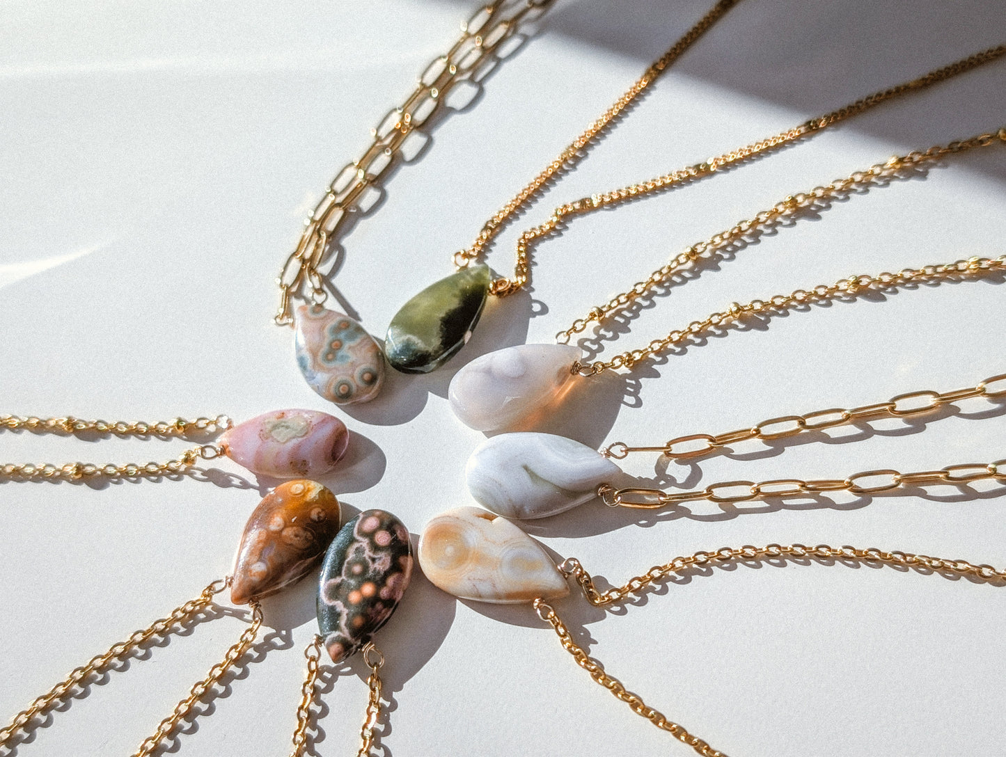 Ocean Jasper | pick your piece gemstone necklace