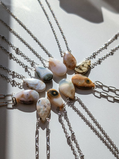 Ocean Jasper | pick your piece gemstone necklace