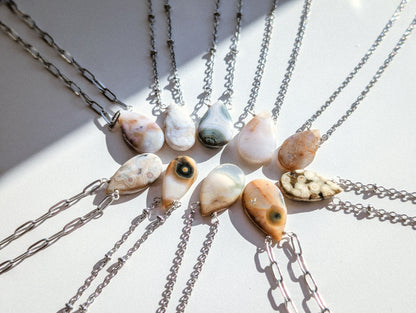 Ocean Jasper | pick your piece gemstone necklace