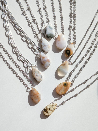 Ocean Jasper | pick your piece gemstone necklace