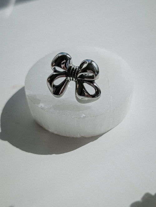 BOW Adjustable Ring - Stainless Steel
