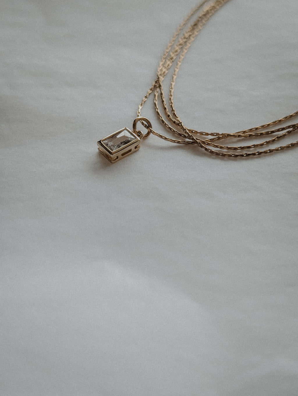 Daphne Dainty Layered Necklace - Gold Stainless Steel