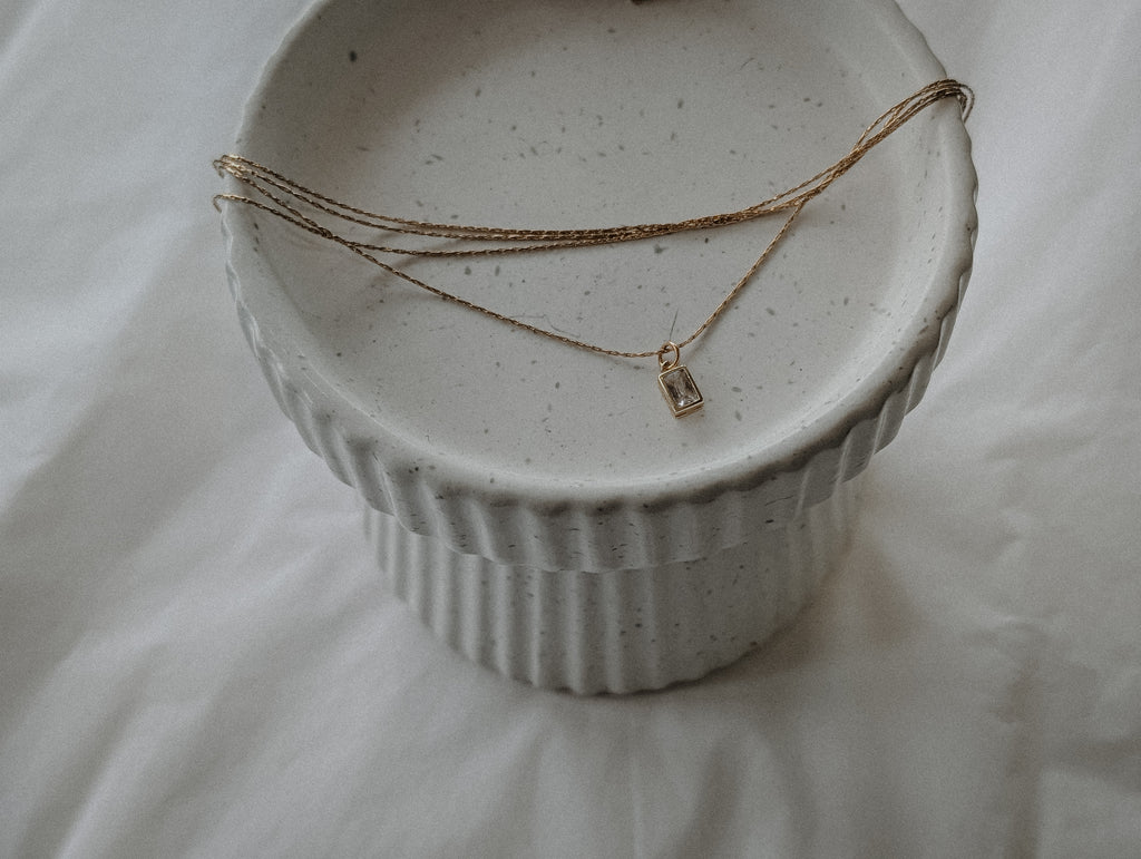Daphne Dainty Layered Necklace - Gold Stainless Steel