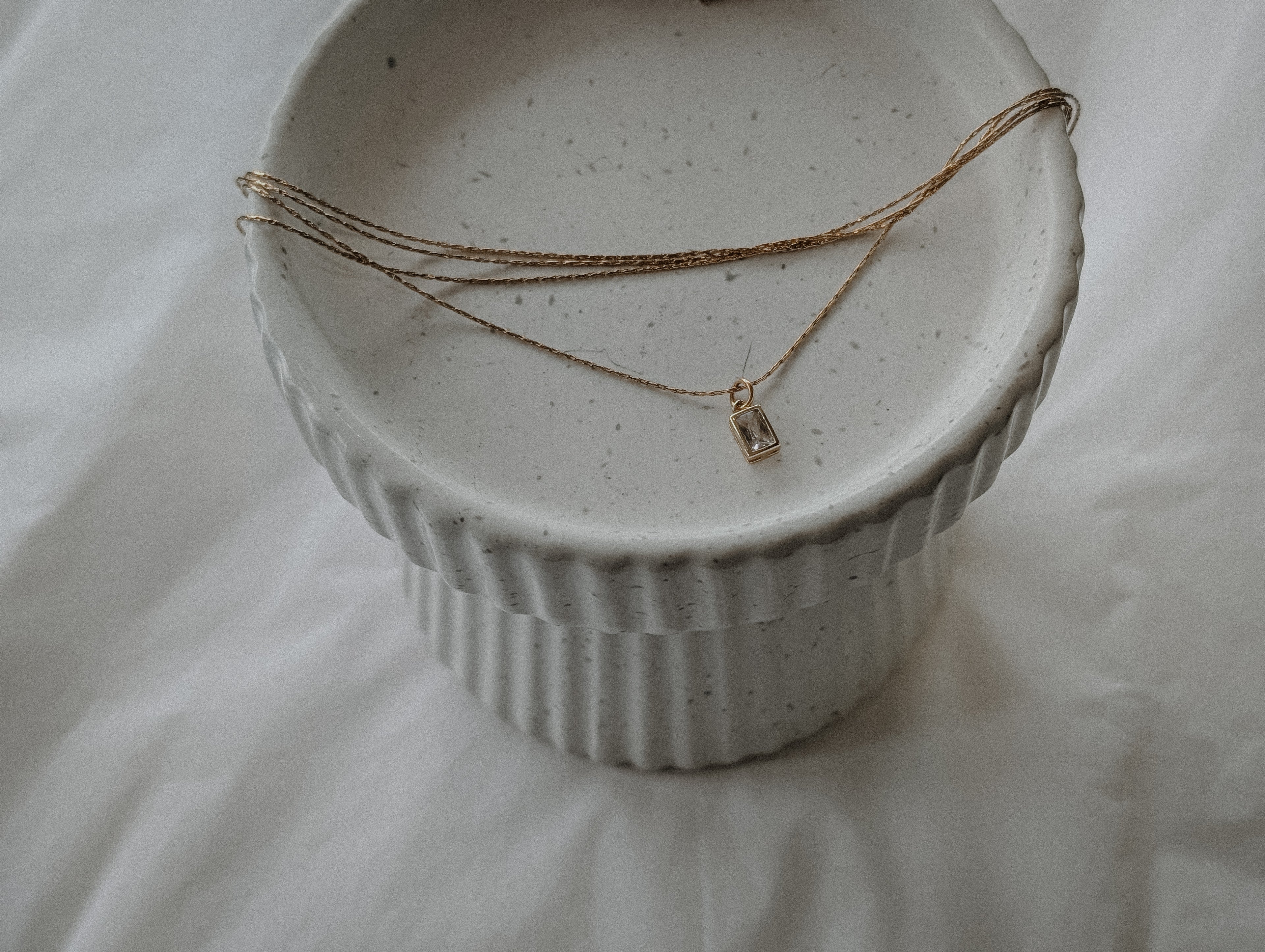 Daphne Dainty Layered Necklace - Gold Stainless Steel