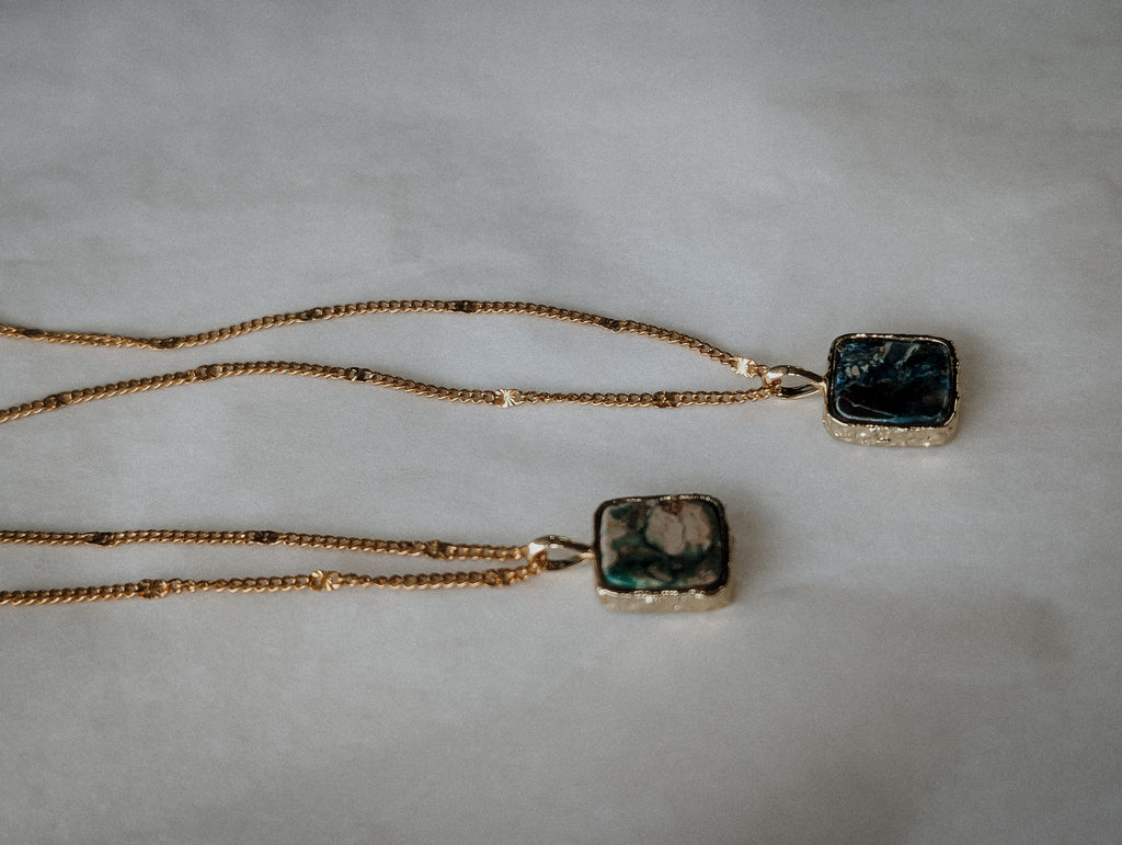 Gemstone necklace