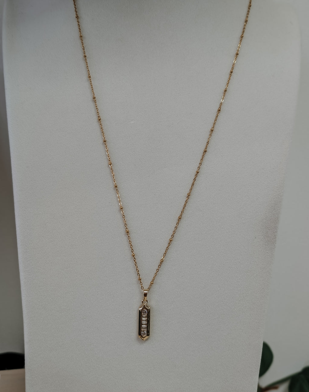 Geo - long necklace