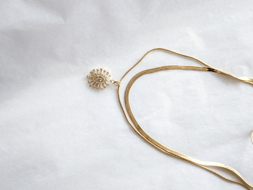 Sunburst - layered necklace