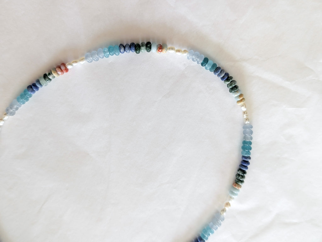 Ocean Vibes Beaded Necklace