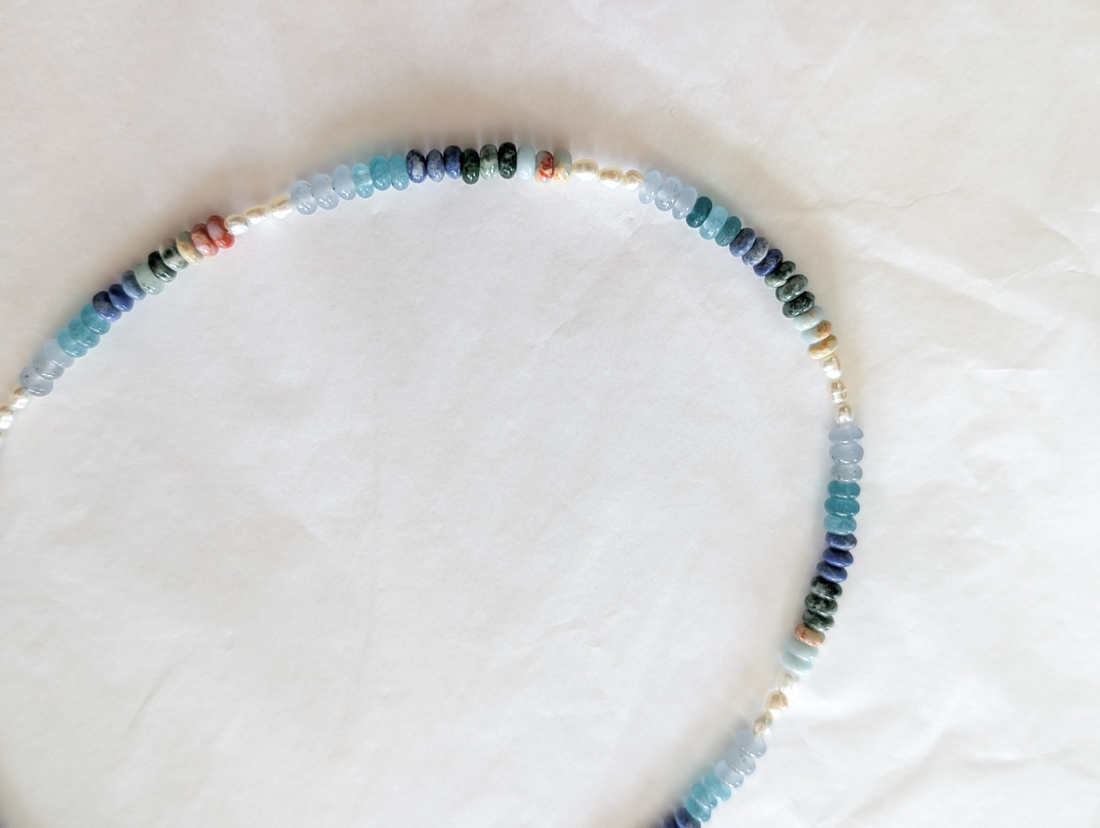 Ocean Vibes Beaded Necklace