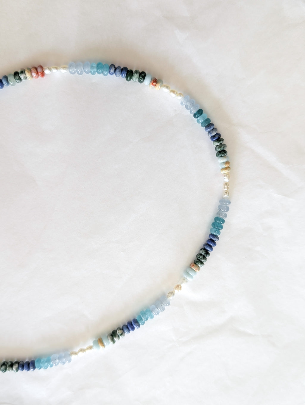 Ocean Vibes Beaded Necklace