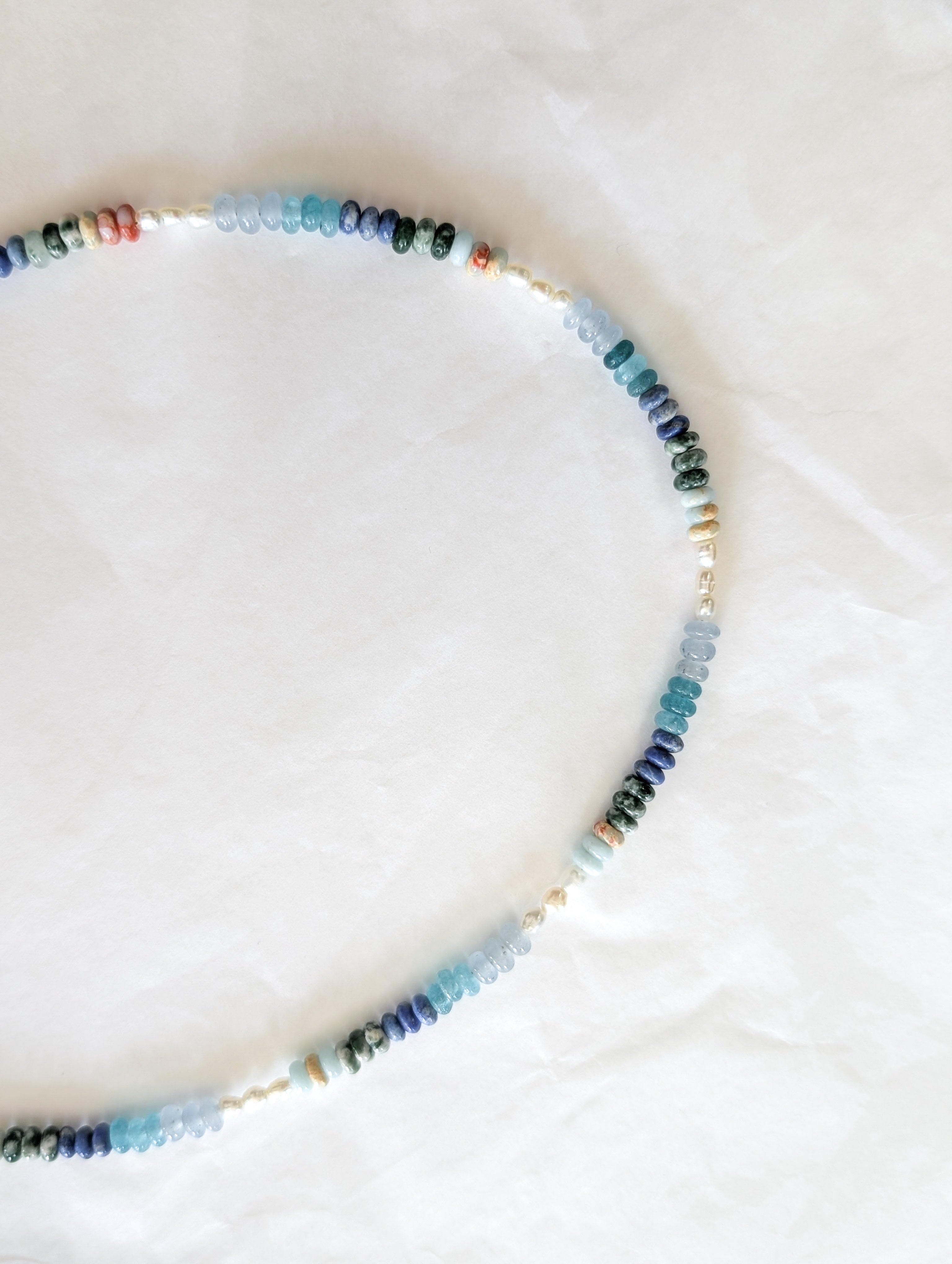 Ocean Vibes Beaded Necklace