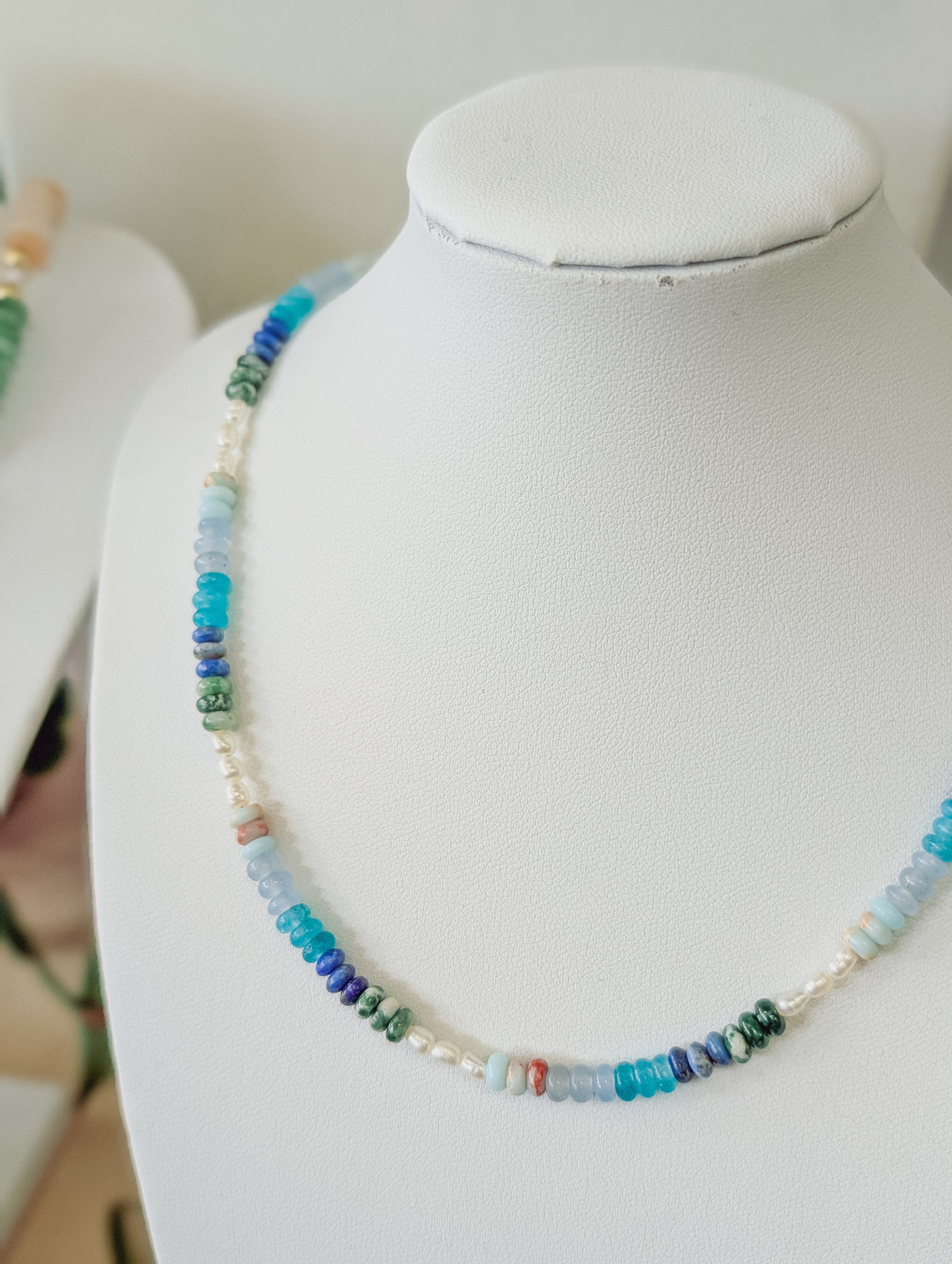 Ocean Vibes Beaded Necklace