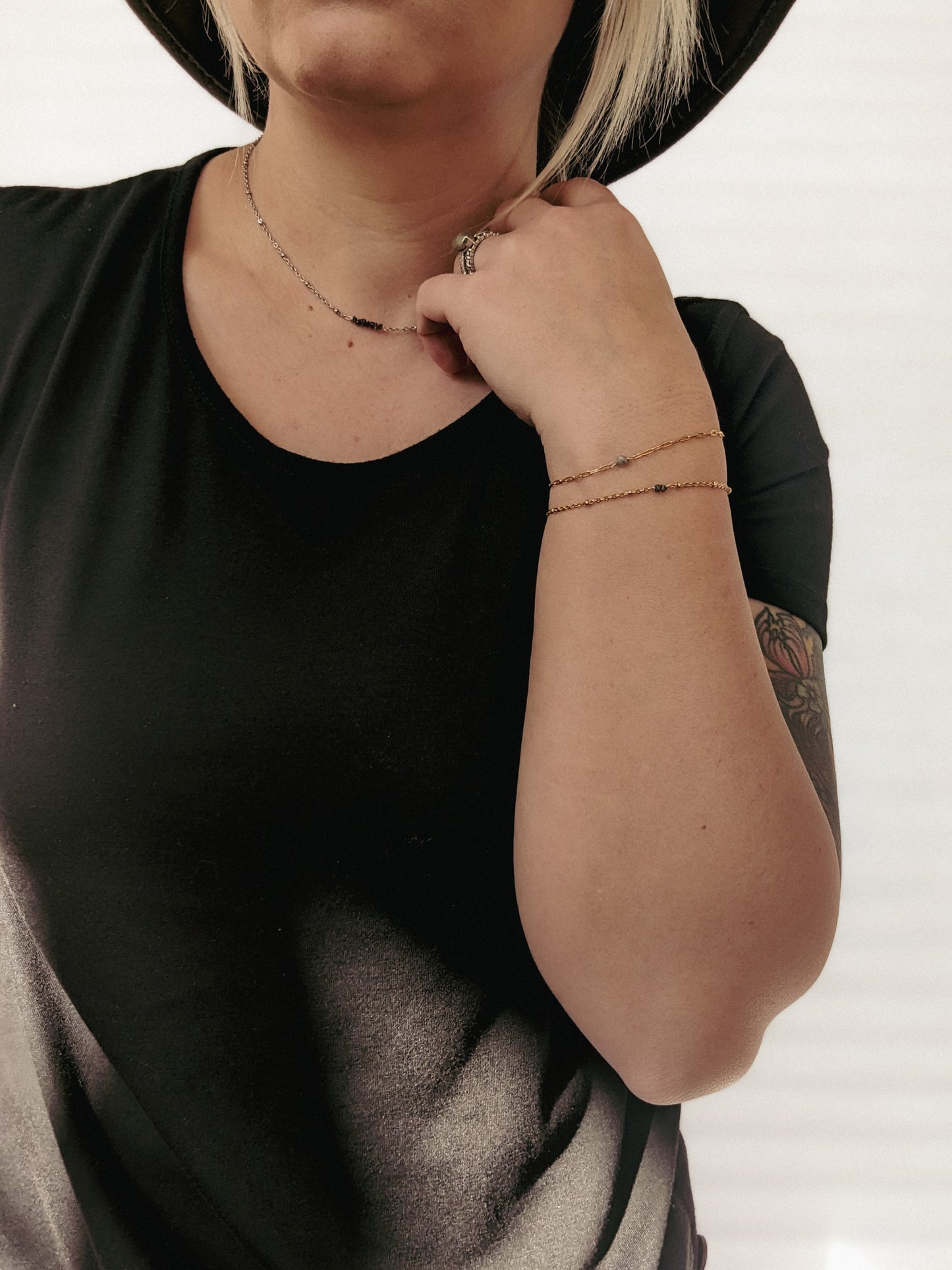 GLIMMER | RAW GRAY DIAMOND BRACELET