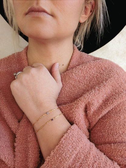 GLIMMER | RAW GRAY DIAMOND BRACELET